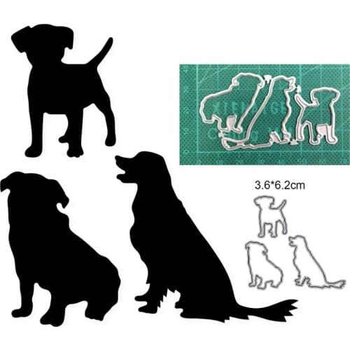 Metal cutting dies cut die mold Animal dog and cat decoration Scrapbook dies paper craft knife mould blade punch stencils dies