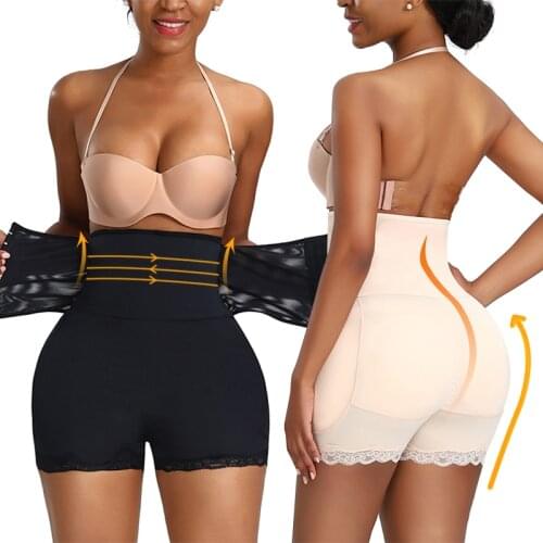 Butt Lifter Shapewear Waist Body Underwear Shaper Pad Fake Buttocks Lingerie Butt Hip Enhancer Fake Shapwear Brief Push Up
