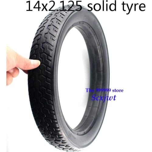 2019 NEW Wear-resisting Motorcycle tire accessories 14x2.125 Solid Rubber tyre for Many Gas Electric Scooters and e-Bike