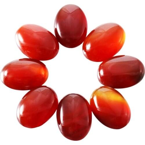 Wholesale 2pcs/lot Red Carnelian Agates Bead cabochons,10x14mm 12x16mm 13x18mm 15x20mm,30x40mm Oval Gem sotne Cabochon Ring Face