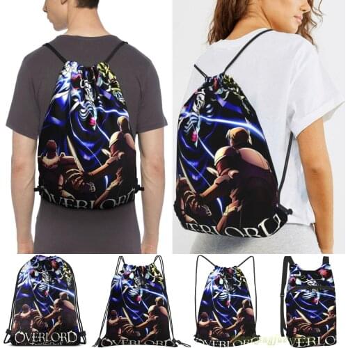 Overlord(3) Men Purpose Drawstring Backpack Bags Women Outdoor Travel Backpacks Gym Training Swimming Fitness Bag