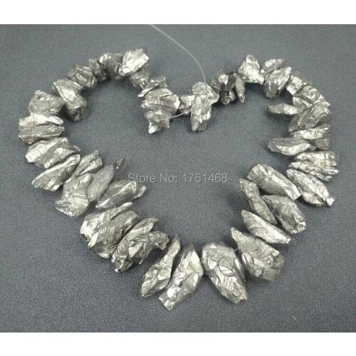 Gift idea Sliver Mystic Titanium AB Crystal Quartz Point Bead Rock Crystal Cut Sticks Pendant Crystal Jewelry