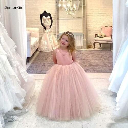 Puffy Ball Gown Little Princess Birthday Gown Christmas Party Dress Kids Clothes Photography