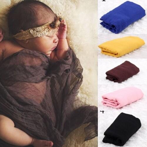 Baby Girl Photography Props Newborn Wrap Towels Infant Receiving Blanket Premature Wrapping Scarves Swaddling Scarf Cover Sheet