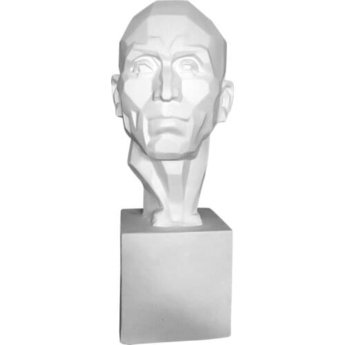 Plaster Statue Head Figure Sculpture Art Bust Crafts Roman Room Decor Decoracion Hogar Moderno Nordic Home Accessories AC50DX