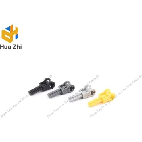 10PCS 6553 Axle 1.5 with Perpendicular Axle Connector Building Blocks Parts MOC DIY Education Build Toys