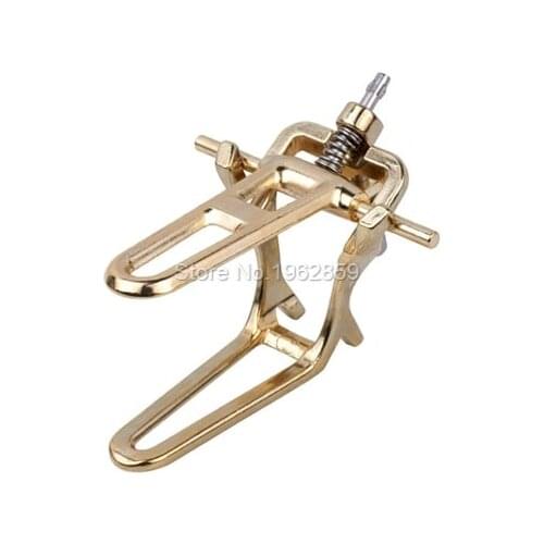 2pcs/lot Dental Lab Tools Brass Coated Articulator Small Size Laboratory Instruments Adjustable Equipment Denture Articulator
