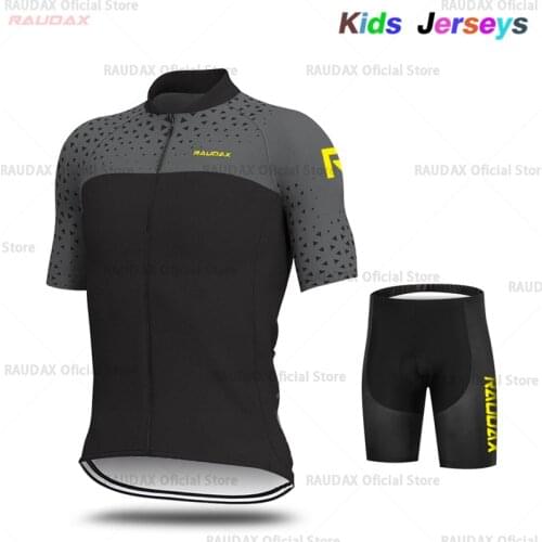2021 Kids Cycling Clothing Summer Breathable Quick Dry New Cycling Jersey Set Boys Bike Uniform Triathlon Kit Ropa De Ciclismo