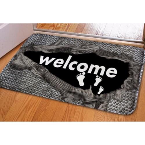 55% Dropshipping!!Cute Animal Cat Mouse Bird Non-slip Water Absorption Door Mat Carpet Floor Decor