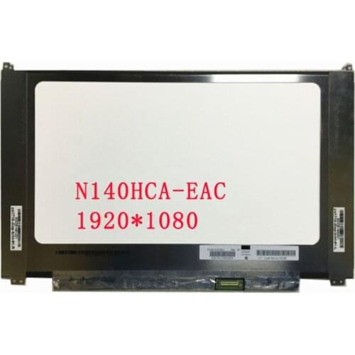 Free shipping Original N140HCA-EAC N140HCA EAC 14.0''Laptop Lcd Screen 1920*1080 EDP 30 pin IPS