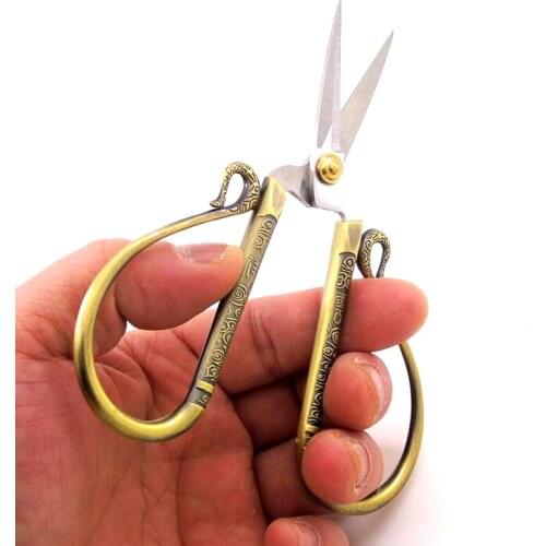 Auspicious Cloud Scissors&Embroidery Shear European Retro classic Vintage Antique Craft Sewing Tailor scissor Papercutting Sharp