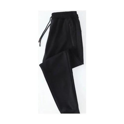Mens Trousers Loose Autumn Solid Color Waist Sports Pants Oversized Spring and Autumn Pants Mens Casual Trousers