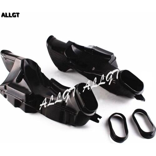 Black Motorcycle Ram Air Intake Tube Duct Cover Fairing For Suzuki GSXR600 / 750 2006 2007 K6