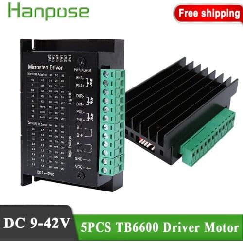 Nema17 TB6600 driver 42/57/86 stepper motor driver 32 segments upgraded version 4.0A 42VDC For 3D Printer Monitor Equipment