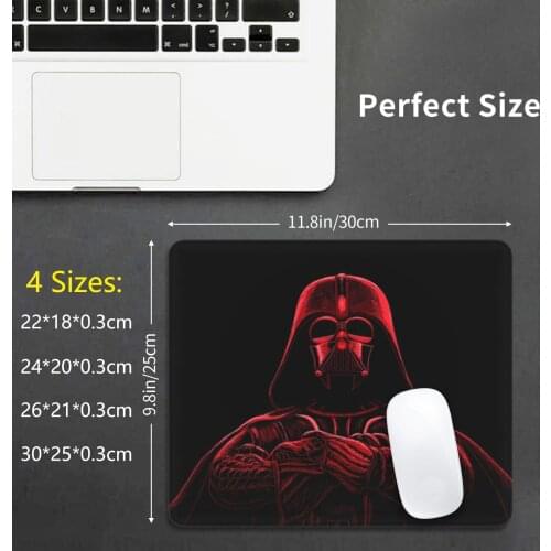 Red Vader Mouse Pad DIY Print Cushion Darth Jedi Sith Skywalker Vader Anakin