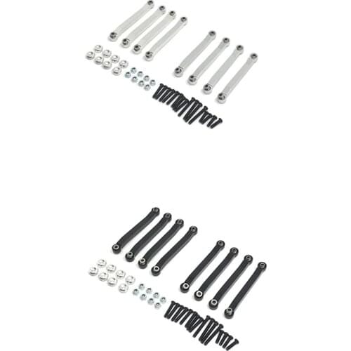 Metal Chassis Pull Rods Link Suspension Tie Rod for MN D90 D91 D96 MN90 MN99S 1/12 RC Car Upgrade Parts