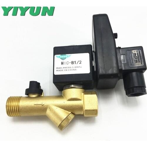 MIC-B1/2 230VAC YIYUN Electronic drainer Solenoid valve Drain valve pneumatic component air tools