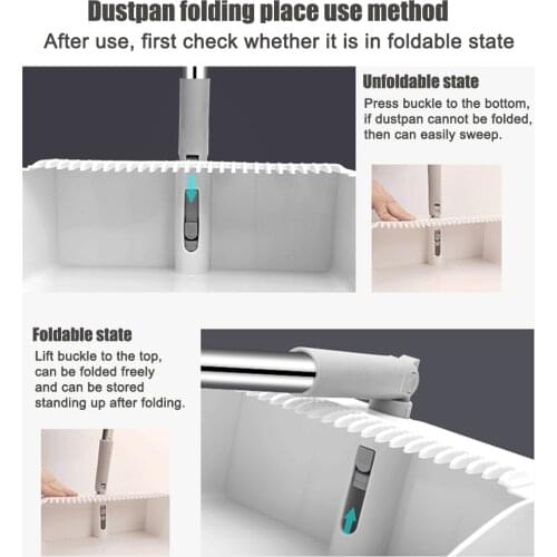 Broom Set Household Broom And Dustpan Combination Broom Nonstick Hair Sweeping Artifacts Wiper Mops Upright Standing usefulness