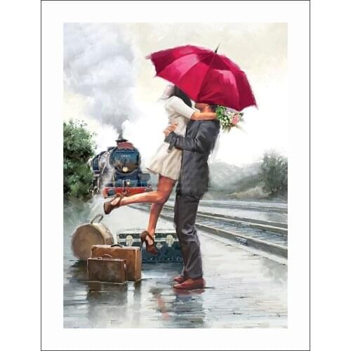 New Embroidery Counted Cross Stitch Kits Needlework - Crafts 14 ct DMC DIY Arts Handmade Decor - Lover 2