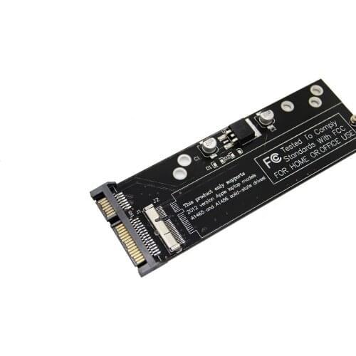 Transfer Expansion Riser Card For Mac Book Air 2012 RETINA SSD To SATA Apple Hard Drive Adapter Converter Card