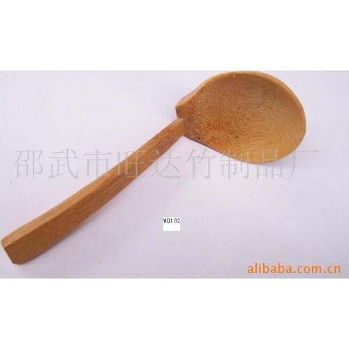 Manufacturers supply 2.0 yuan for the special qualities of mineral oil varnish carbonized bamboo spoon wholesale 20-30cm
