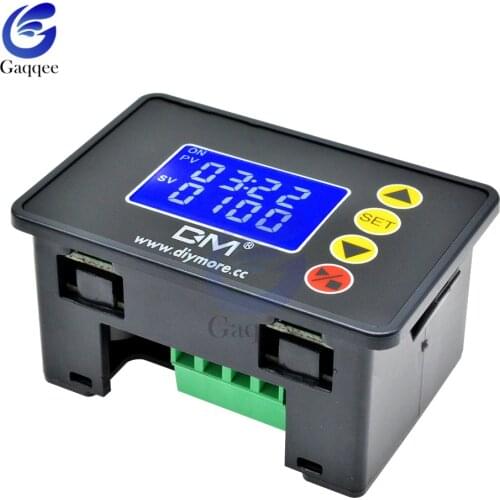 Microcomputer Time Controller DC 12V 24V AC 110V-220V Digital Time Delay Relay LCD Adjustable Timing Relay Time Delay Switch