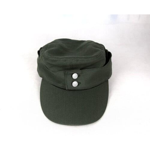 Replica WWII Army German Heer EM HBT M43 Field Summer Soldier Cap hat Green