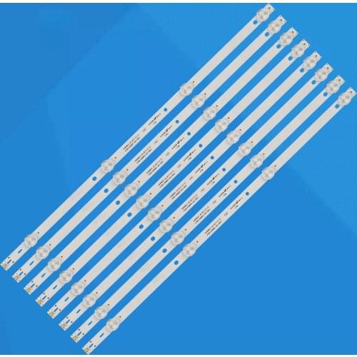 New 8 PCS/set LED Backlight strip for 49U5070 49PUF6032 49DL4012N K490WDC1 A4 4708-K49WDC-A4113N01 A2213N01 K490WDC2 K49WDC