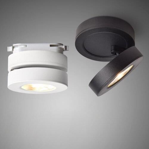 Surface mounted Track rail Led Downlight COB Ceiling 3W 5W 7W Down light Round Led Panel Light Spotlight Indoor Lighting
