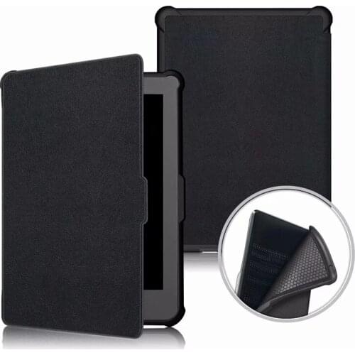 For Kobo Clara HD Cover Ultra Slim PU Leather Magnetic Smart Case for Funda Kobo Clara HD 6 inch ebook eReader Black Blue Red