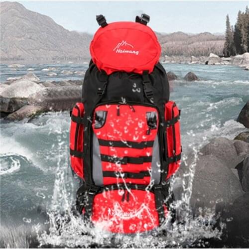 Large Capacity Outdoor Travel Backpack Camping Hiking Army Climbing Bags Trekking Mountaineering Sport Bag