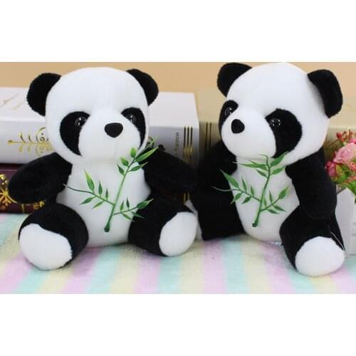 18cm Small Panda Kawaii Doll Stuffed Animal Bear Party Gifts Plush Toys For Kids