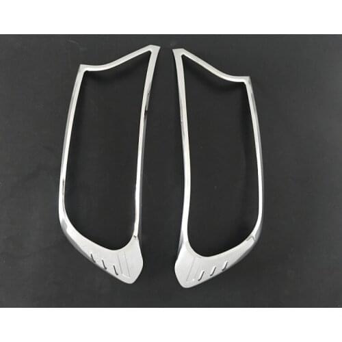 2017 Suitable for Ford Pickup Accessories ABS Chrome Headlights Surrounds Cover For FORD RANGER 2016 2017 PICKUP Car Styling