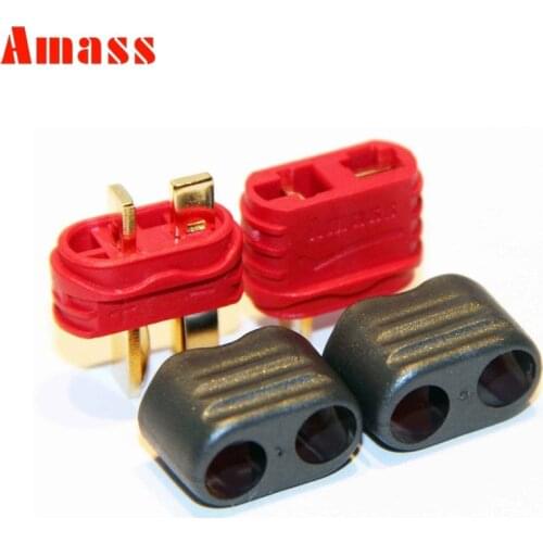 Amass 5 Pairs X Amass T Plug Connector Male Female With Sheath Housing For RC Lipo Battery