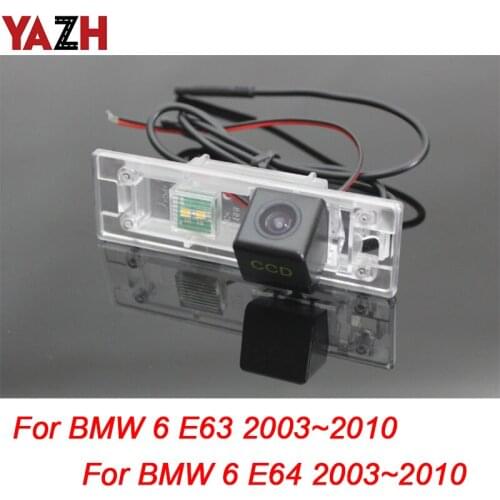 Android GPS Radio 4 LED Night Vision Camera For BMW 6 Series M6 E63 E64 2003-2010 Car Rear View Camera Backup Parking Camera