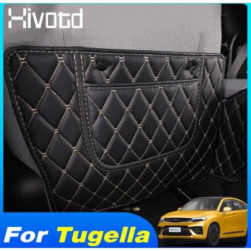 Car Seat Anti-Kick Mat Back Anti-Dirty Protector Pad For Geely Tugella,Xingyue,FY11 2021-2019 Accessories Interior Styling