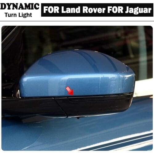 For Land Rover Evoque Discovery Sport L550 Velar L560 LED Dynamic Side Mirror Blinker Sequential Light For Jaguar F-pace E-Pace