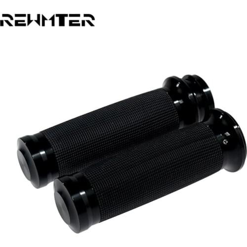 Motorcycle 1''25mm Electronic Hand Grips Black Handle Bar Grips For Harley Touring Ultra Limited Street Glide Softail FLS Dyna