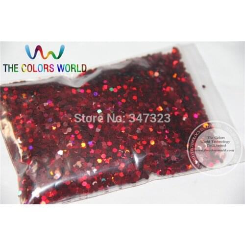 2MM Holographic Wine Red Color Glitter Sprinkling Sequins for nail art and other DIY accessories