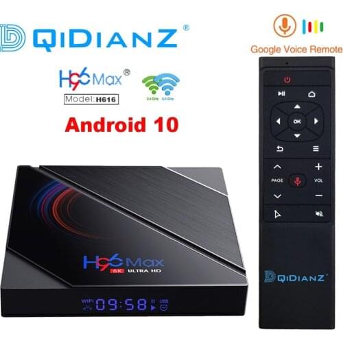 H96 Max H616 Smart TV Box Android 10 4GB RAM 64GB 1080p 4K BT GooglePlay Store Youtube H96Max Media Player Set top Box