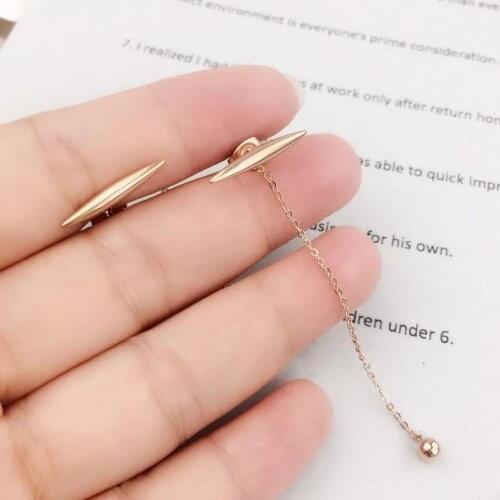 Classic Korean Earrings New Goddess Luxury Gold Luxe Fashion Jewelry Stainless Steel For Women