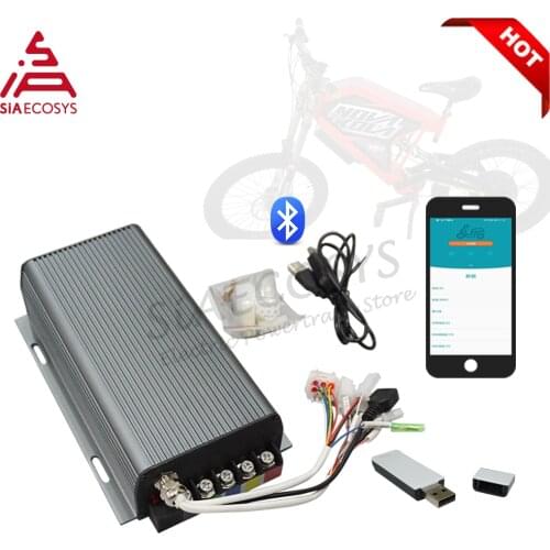 Sabvoton SVMC 72150 V1 72V 150A 3000W Sinusoidal Electric Motor Controller with Bluetooth Adapter for High Power Electric Bike
