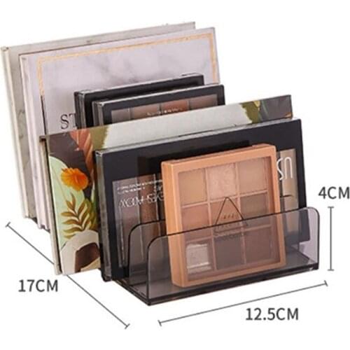 Eyeshadow Palette Organizer Storage Box Makeup Tools Holder Compartment Desktop