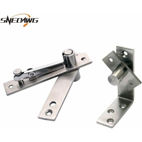 Pivot Hinge 130x25mm Stainless Steel Hidden Cabinet Hinge 360Degree Rotatary Cupboard Conceal Furniture Pivot Hinge