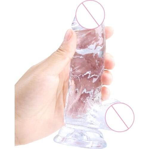Realistic Dildo Suction Cup Sex Toys for Women G-Spot Clit Stimulator Silicone Jelly Dildos Artificial Penis Woman Masturbator