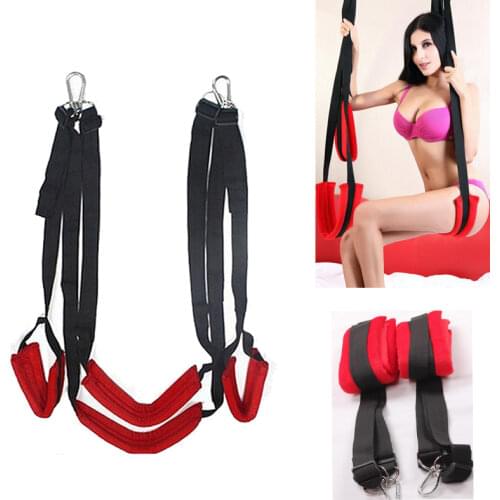 Adult Game Chair Hanging Door Swing Sex Couple Toy Swing Soft Material Sex Furniture Fetish Bandage Love Adult Toys