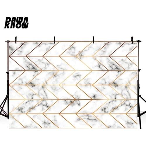 DAWNKNOW Texture Marbling Photography Background Photocall Chevron Uniquely Marble Backdrop Children Photo Studio lv1208