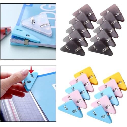 10 PCS 1 Size Small Binder Paper Clips Clamps File Clips Office