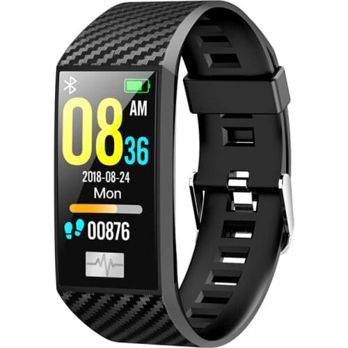 10pcs DT58 Wristband ECG PPG Monitor HRV Smart Watch Sports Fitness Tracker Heart Rate Blood Pressure Bracelet IP68 Waterproof