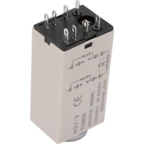 AC 220V H3Y-2 Delay Timer Time Relay 0-10 Second 10s 10sec stable working timer relay High Quality